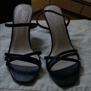 NWOT Leather Heel Sandal